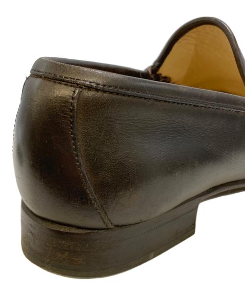 GUCCI（グッチ）GUCCI (グッチ) ビットローファー ブラウン サイズ:7Bの古着・服飾アイテム