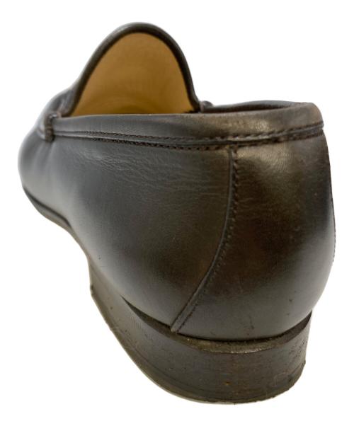 GUCCI（グッチ）GUCCI (グッチ) ビットローファー ブラウン サイズ:7Bの古着・服飾アイテム