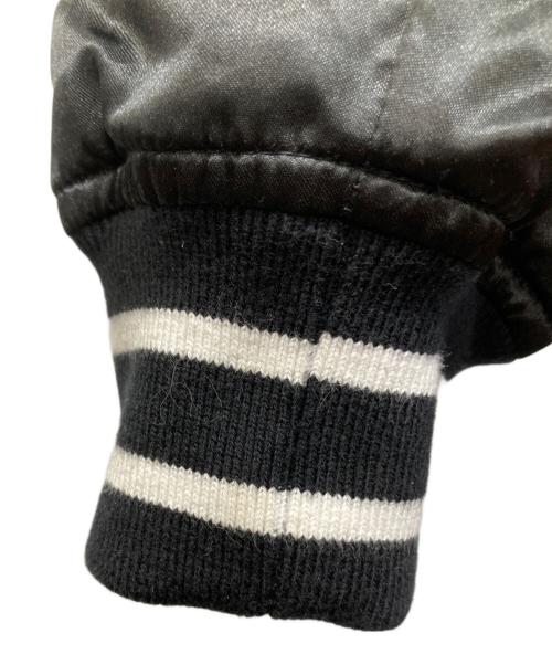 SUPREME（シュプリーム）Supreme (シュプリーム) Champion (チャンピオン) Hooded Satin Varsity Jacket ブラック サイズ:Mの古着・服飾アイテム