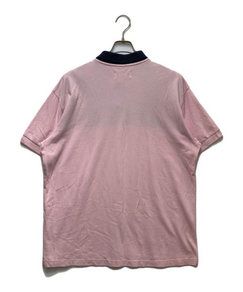 PALACE（パレス）PALACE (パレス) POUR DON POLO（プアー ドン ポロ） 半袖ポロシャツ ピンク サイズ:XLの古着・服飾アイテム