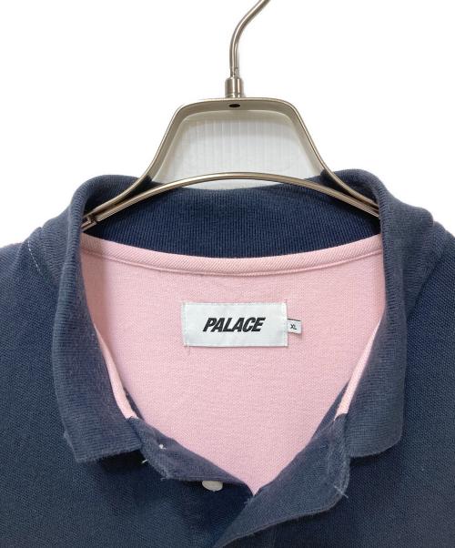 PALACE（パレス）PALACE (パレス) POUR DON POLO（プアー ドン ポロ） 半袖ポロシャツ ピンク サイズ:XLの古着・服飾アイテム