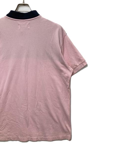 PALACE（パレス）PALACE (パレス) POUR DON POLO（プアー ドン ポロ） 半袖ポロシャツ ピンク サイズ:XLの古着・服飾アイテム