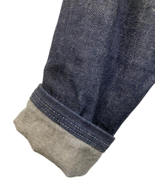 Traditional Weatherwear（トラディショナルウェザーウェア）Traditional Weatherwear (トラディショナルウェザーウェア) ARKLEY ノーカラーデニムジャケット インディゴ サイズ:SIZE 32の古着・服飾アイテム