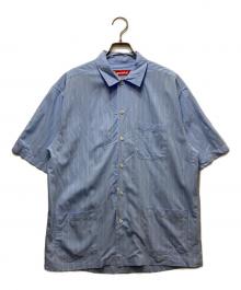 SUPREME（シュプリーム）の古着「Stripe S/S Pajama Shirt」｜ブルー