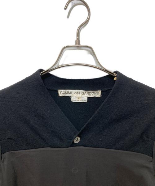 COMME des GARCONS（コムデギャルソン）COMME des GARCONS (コムデギャルソン) レイヤードカーディガン ブラック サイズ:Lの古着・服飾アイテム