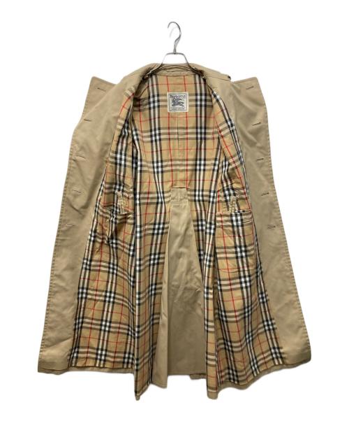 Burberry's（バーバリーズ）Burberry's (バーバリーズ) D管ベルト バチェックライニングトレンチコート ベージュ サイズ:SIZE Mの古着・服飾アイテム