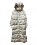Max Mara WEEK END LINEマックスマーラ ウイークエンドライン）の古着「ファー付ロングダウンコート」｜アイボリー