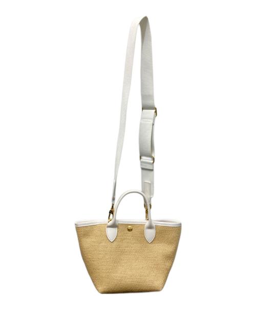 LONGCHAMP（ロンシャン）LONGCHAMP (ロンシャン) ル プリアージュR コレクション XS バスケットバッグ ベージュの古着・服飾アイテム