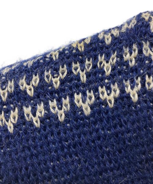 JANTZEN（ジャンセン）JANTZEN (ジャンセン) イーグルジャガードニット ネイビー サイズ:38の古着・服飾アイテム