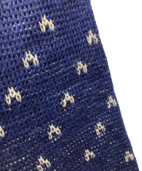 JANTZEN（ジャンセン）JANTZEN (ジャンセン) イーグルジャガードニット ネイビー サイズ:38の古着・服飾アイテム