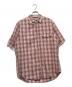 stussy（ステューシー）の古着「OLD S/Sチェックシャツ」｜ベージュ×ピンク