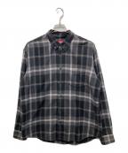 SUPREMEシュプリーム）の古着「2023FW Plaid Flannel Shirt」｜グレー×ブラック