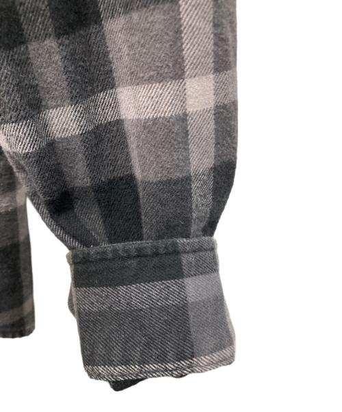 SUPREME（シュプリーム）Supreme (シュプリーム) 2023FW Plaid Flannel Shirt グレー×ブラック サイズ:Mの古着・服飾アイテム