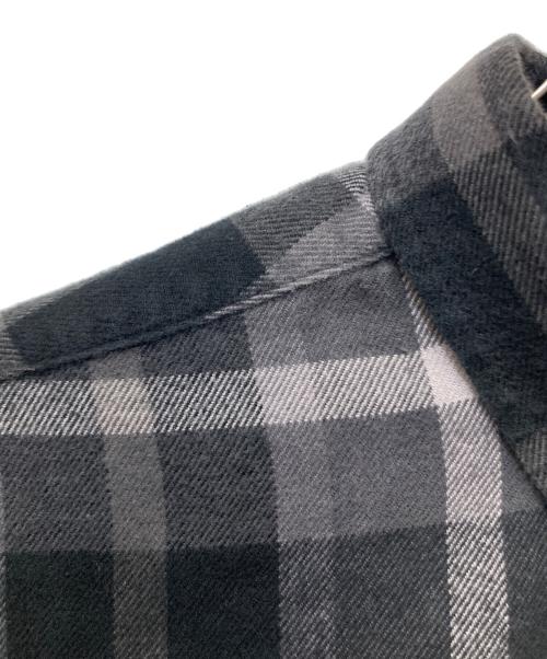 SUPREME（シュプリーム）Supreme (シュプリーム) 2023FW Plaid Flannel Shirt グレー×ブラック サイズ:Mの古着・服飾アイテム