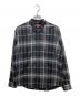 Supreme（シュプリーム）の古着「2023FW Plaid Flannel Shirt」｜グレー×ブラック