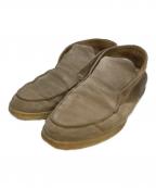 LORO PIANAロロピアーナ）の古着「Open Walk スウェードシューズ」｜ベージュ