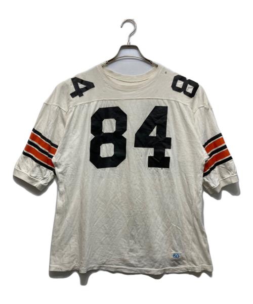 Champion（チャンピオン）Champion (チャンピオン) 60’sナンバリングフットボールシャツ ホワイト サイズ:不明の古着・服飾アイテム