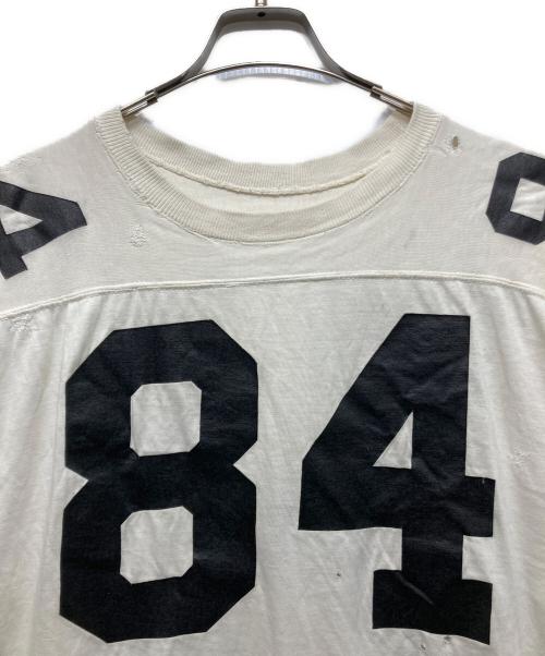 Champion（チャンピオン）Champion (チャンピオン) 60’sナンバリングフットボールシャツ ホワイト サイズ:不明の古着・服飾アイテム