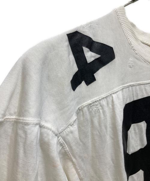 Champion（チャンピオン）Champion (チャンピオン) 60’sナンバリングフットボールシャツ ホワイト サイズ:不明の古着・服飾アイテム