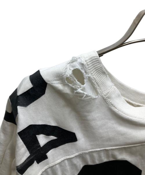Champion（チャンピオン）Champion (チャンピオン) 60’sナンバリングフットボールシャツ ホワイト サイズ:不明の古着・服飾アイテム