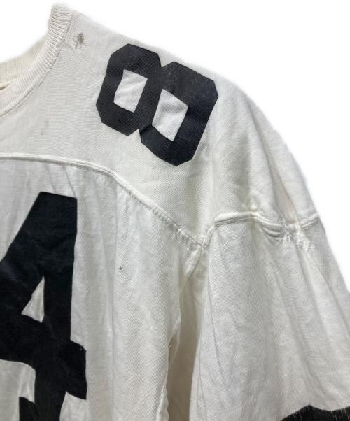 Champion（チャンピオン）Champion (チャンピオン) 60’sナンバリングフットボールシャツ ホワイト サイズ:不明の古着・服飾アイテム