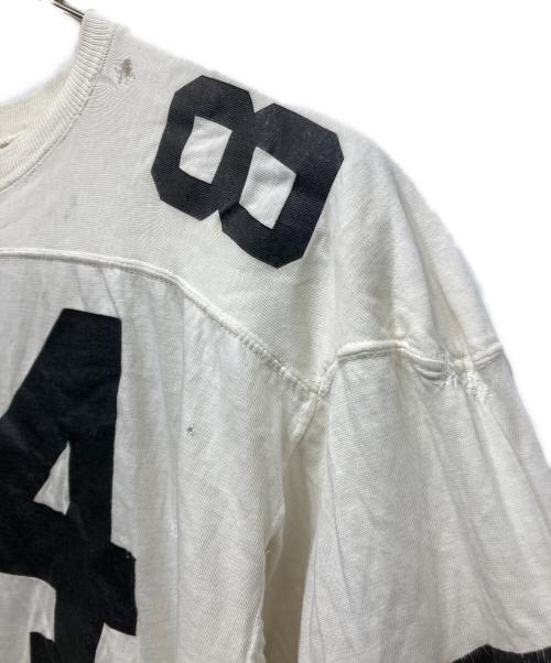 Champion（チャンピオン）Champion (チャンピオン) 60’sナンバリングフットボールシャツ ホワイト サイズ:不明の古着・服飾アイテム