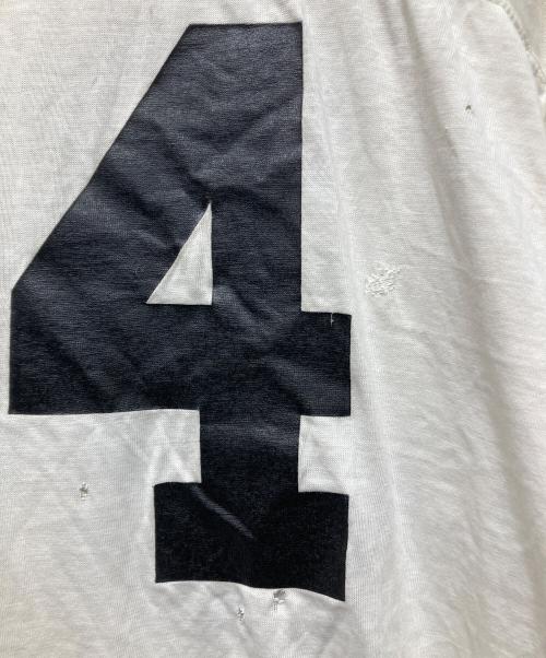 Champion（チャンピオン）Champion (チャンピオン) 60’sナンバリングフットボールシャツ ホワイト サイズ:不明の古着・服飾アイテム