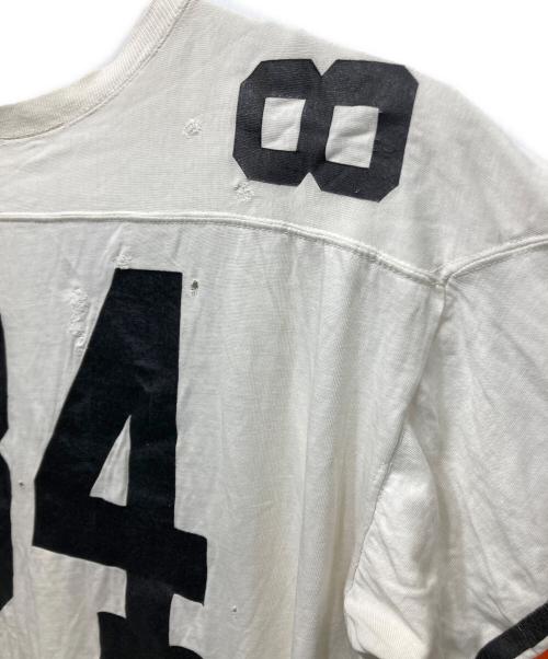 Champion（チャンピオン）Champion (チャンピオン) 60’sナンバリングフットボールシャツ ホワイト サイズ:不明の古着・服飾アイテム