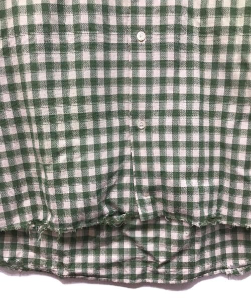 ANCELLM（アンセルム）ANCELLM (アンセルム) C/R CHECK OVER SHIRT グリーン サイズ:2の古着・服飾アイテム