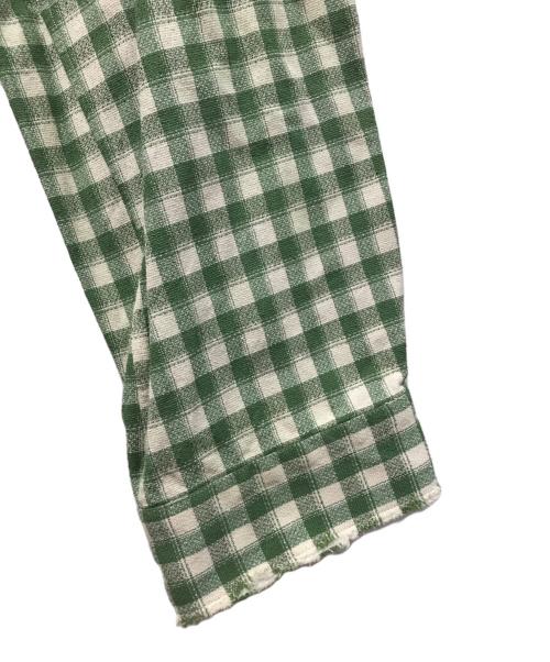ANCELLM（アンセルム）ANCELLM (アンセルム) C/R CHECK OVER SHIRT グリーン サイズ:2の古着・服飾アイテム