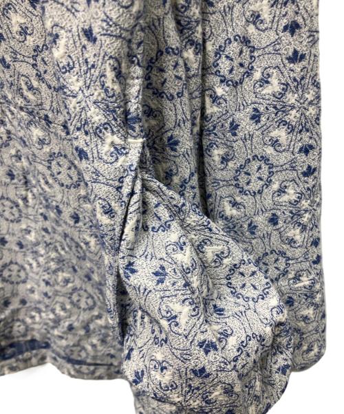 OUTIL（ウティ）OUTIL (ウティ) CHEMISIER AUGNAT ブルー×ホワイト サイズ:3の古着・服飾アイテム