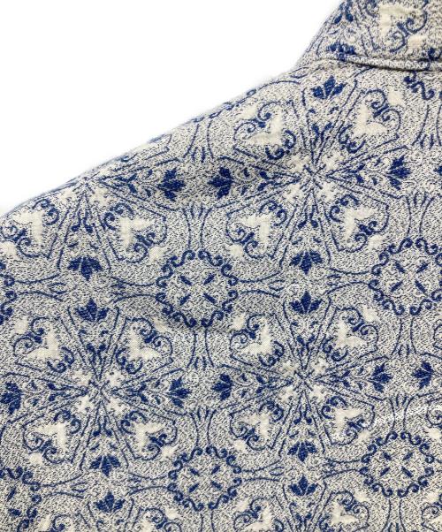 OUTIL（ウティ）OUTIL (ウティ) CHEMISIER AUGNAT ブルー×ホワイト サイズ:3の古着・服飾アイテム