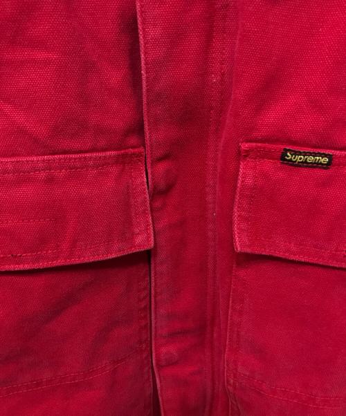 SUPREME（シュプリーム）Supreme (シュプリーム) Old English Canvas Work Jacket レッド サイズ:Lの古着・服飾アイテム