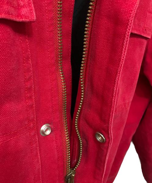 SUPREME（シュプリーム）Supreme (シュプリーム) Old English Canvas Work Jacket レッド サイズ:Lの古着・服飾アイテム