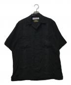 WACKO MARIAワコマリア）の古着「56 TATTOO STUDIO CUBA SHIRT」｜ブラック