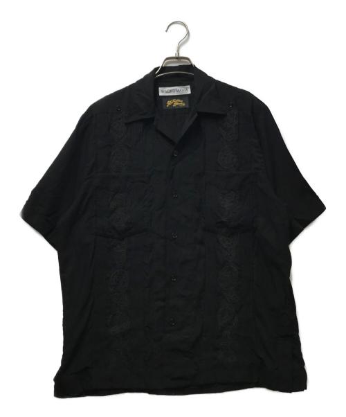 WACKO MARIA（ワコマリア）WACKO MARIA (ワコマリア) 56 TATTOO STUDIO CUBA SHIRT ブラック サイズ:Mの古着・服飾アイテム