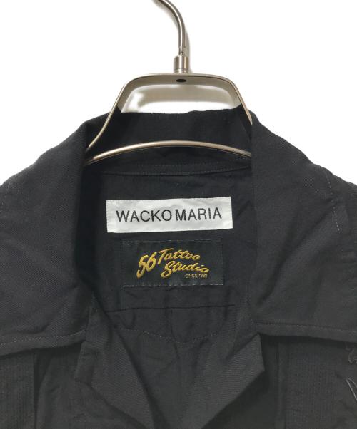 WACKO MARIA（ワコマリア）WACKO MARIA (ワコマリア) 56 TATTOO STUDIO CUBA SHIRT ブラック サイズ:Mの古着・服飾アイテム