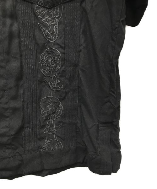 WACKO MARIA（ワコマリア）WACKO MARIA (ワコマリア) 56 TATTOO STUDIO CUBA SHIRT ブラック サイズ:Mの古着・服飾アイテム
