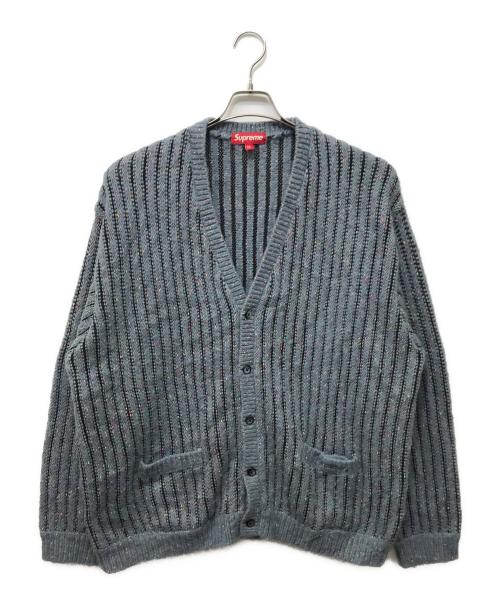 SUPREME（シュプリーム）Supreme (シュプリーム) Confetti Cardigan ブルー サイズ:XXLの古着・服飾アイテム