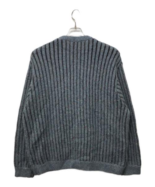 SUPREME（シュプリーム）Supreme (シュプリーム) Confetti Cardigan ブルー サイズ:XXLの古着・服飾アイテム