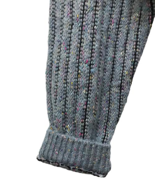 SUPREME（シュプリーム）Supreme (シュプリーム) Confetti Cardigan ブルー サイズ:XXLの古着・服飾アイテム