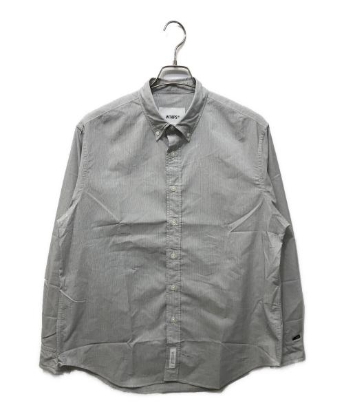 WTAPS（ダブルタップス）WTAPS (ダブルタップス) ボタンダウンシャツ グレー サイズ:X01の古着・服飾アイテム