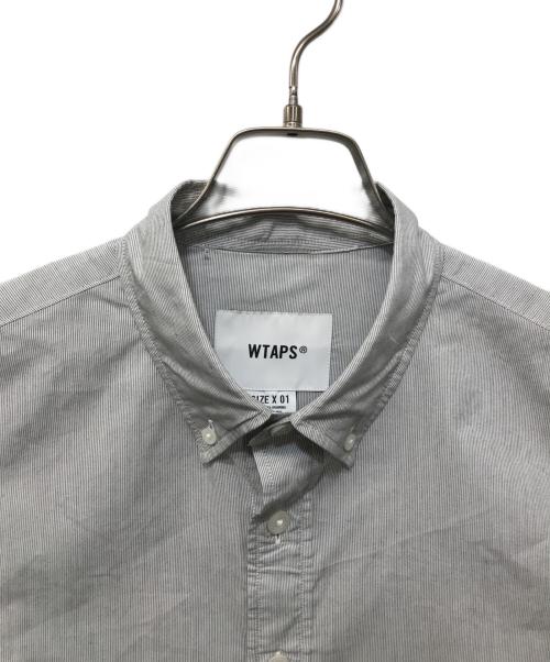 WTAPS（ダブルタップス）WTAPS (ダブルタップス) ボタンダウンシャツ グレー サイズ:X01の古着・服飾アイテム