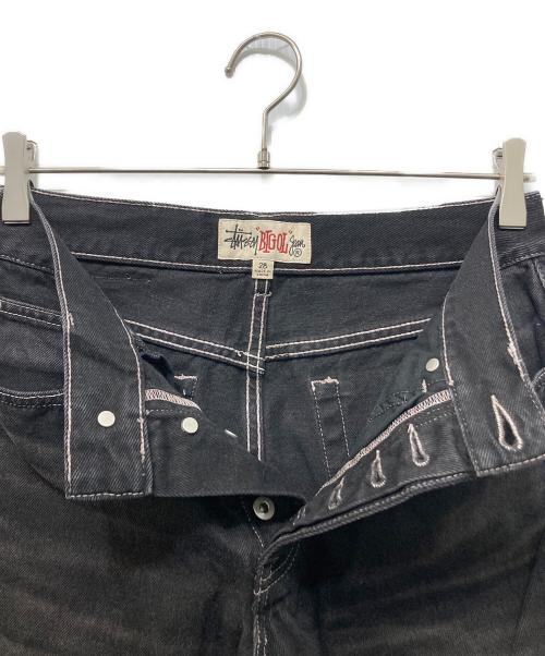 stussy（ステューシー）stussy (ステューシー) Big Ol Jeans VIntage Wash Denim ブラック サイズ:28の古着・服飾アイテム