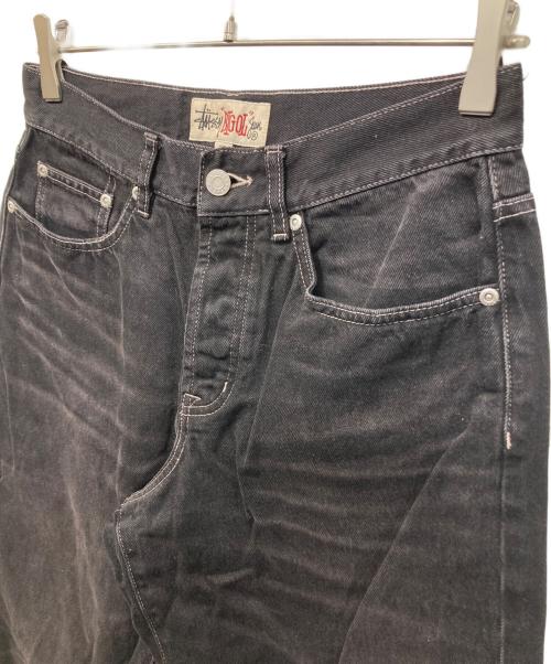 stussy（ステューシー）stussy (ステューシー) Big Ol Jeans VIntage Wash Denim ブラック サイズ:28の古着・服飾アイテム