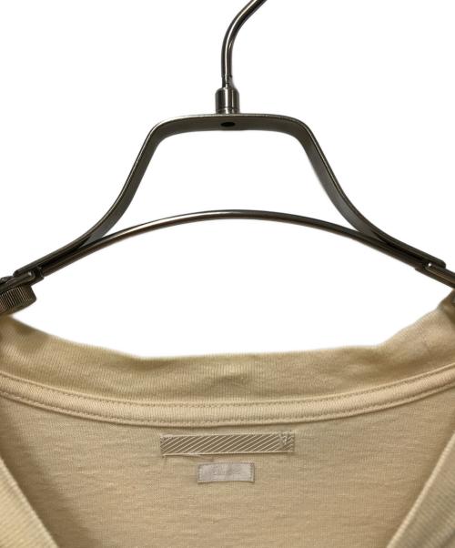 BLURHMS（ブラームス）blurhms (ブラームス) C/NAPP Border Plain Tee ベージュ サイズ:４の古着・服飾アイテム