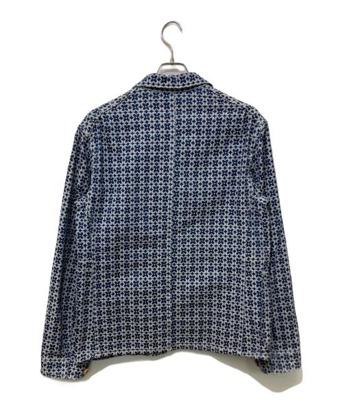 SASQUATCHfabrix.（サスクワッチファブリックス）SASQUATCHfabrix. (サスクワッチファブリックス) DENIM COVERALL clover ネイビー サイズ:Mの古着・服飾アイテム