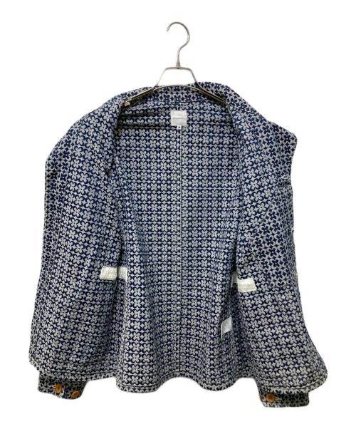 SASQUATCHfabrix.（サスクワッチファブリックス）SASQUATCHfabrix. (サスクワッチファブリックス) DENIM COVERALL clover ネイビー サイズ:Mの古着・服飾アイテム