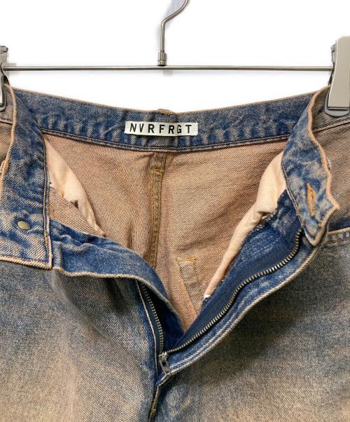 NVRFRGT（ネヴァーフォーゲット）NVRFRGT (ネヴァーフォーゲット) 3D Twisted Jeans オレンジ×インディゴ サイズ:1の古着・服飾アイテム