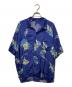 Porter Classic（ポータークラシック）の古着「SHOWFOLK ALOHA SHIRT」｜ブルー